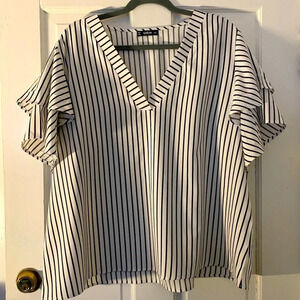 Shein striped blouse